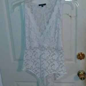 1x, white, lingerie/bodysuit